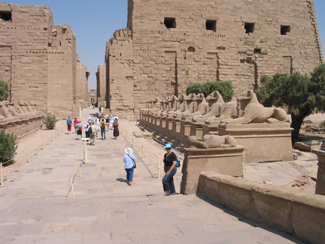 Jane at Karnak