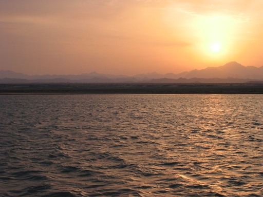 Marsa Hamsiat sun in the sand
