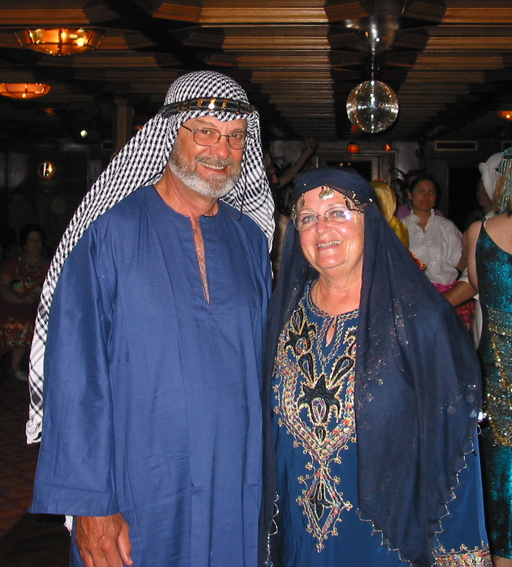 Walt & Jane in arab costume