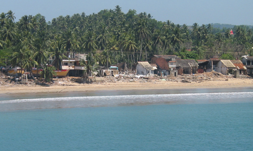 View of the beach front from the Closenberg Hotel