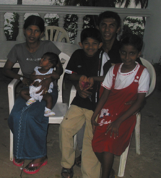 Dee Dee and his family