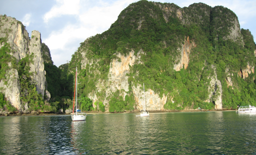 Cliffs at Phi Phi Island